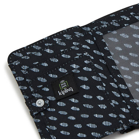 Portefeuilles Kipling Money Love Printed Small Wallet Noir | FR 1007TC